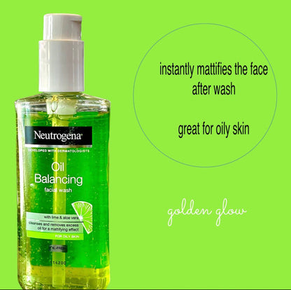 NEUTROGENA Oil Balancing Facial wash - Buy Now Pakistan