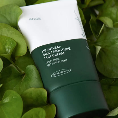ANUA Heartleaf Silky Moisture Sun Cream SPF50+ PA++++ 50ml
