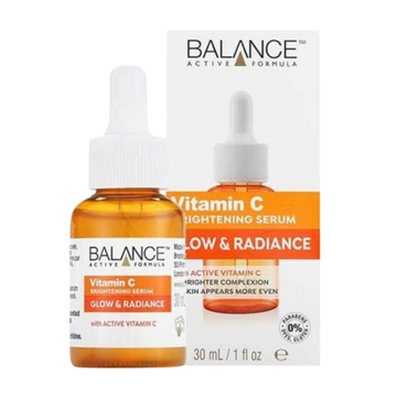 Balance Active Formula Vitamin C Brightening Serum bottle on white background for skincare and brightening