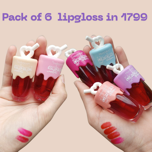 mocallure lip gloss tint love ( PACK OF 6 )