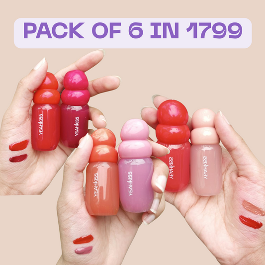 Yeahkiss lipgloss ( Pack of 6 )