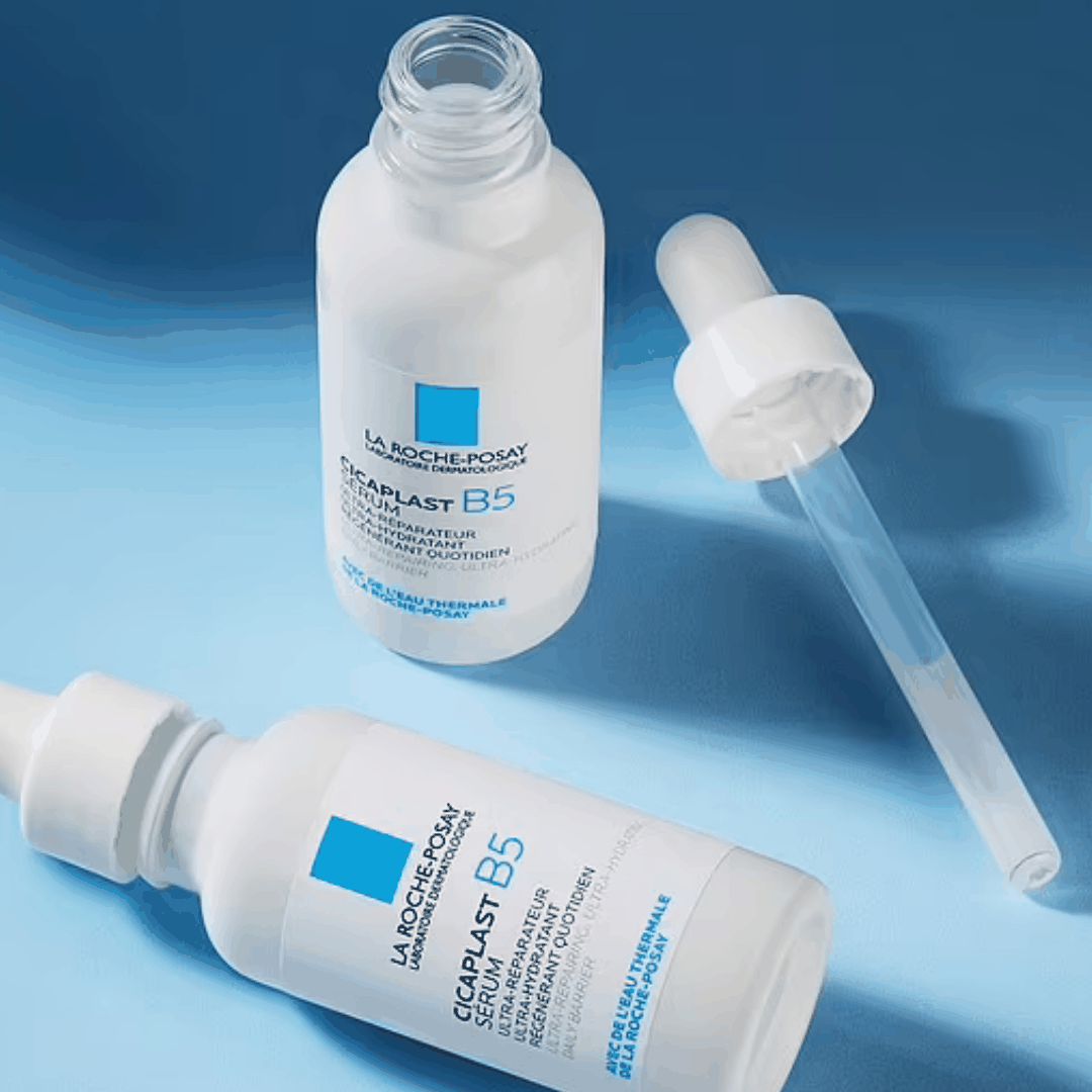 La Roche-Posay Cicaplast B5 Ultra Moisturizing Repair Serum bottle for hydrating and repairing skin