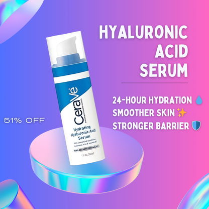 CeraVe Hydrating Hyaluronic Acid Serum - Buy Now Pakistan