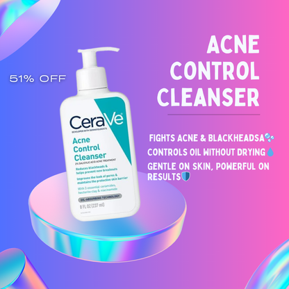 CeraVe Acne Control Cleanser - Buy Now Pakistan
