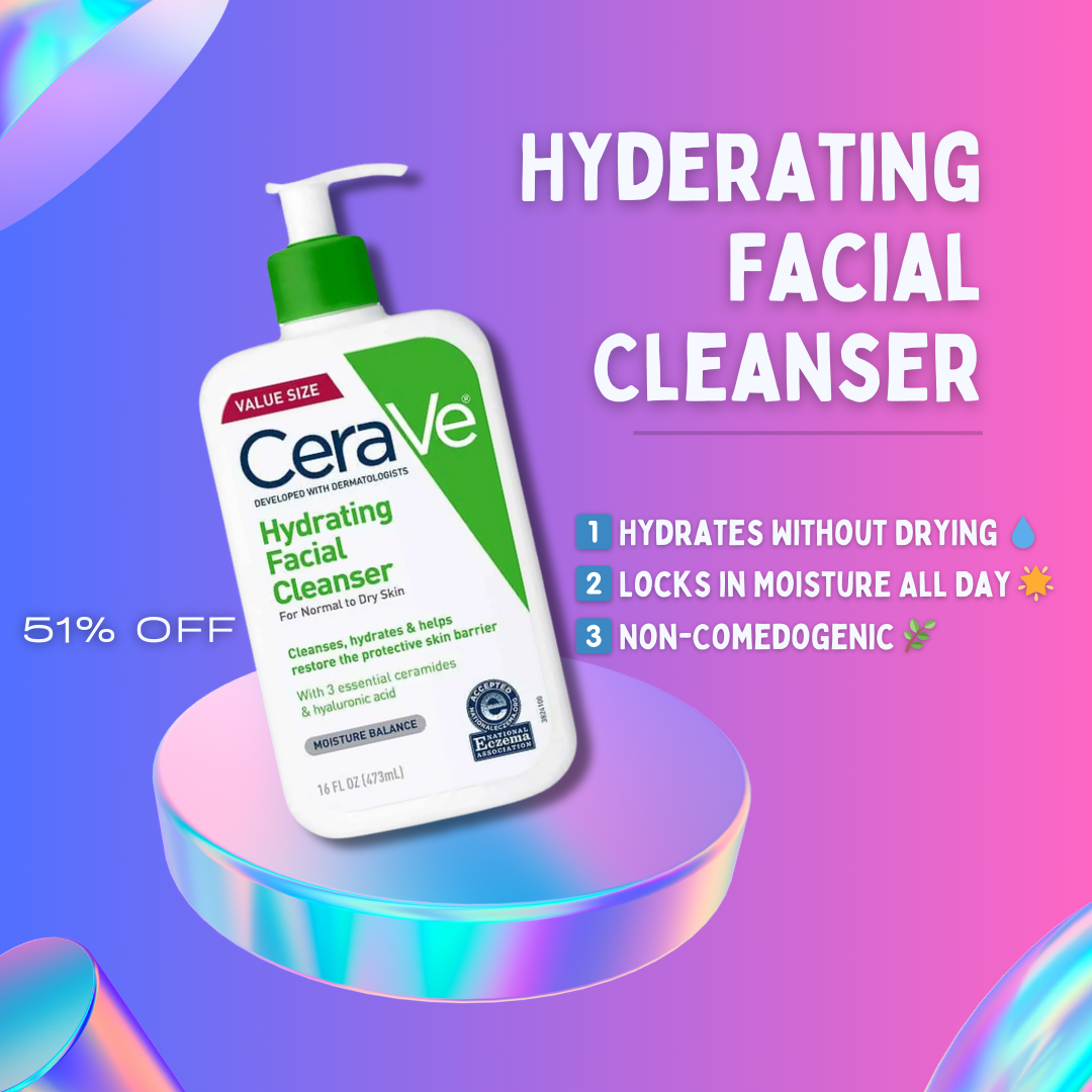 CeraVe Hydrating Facial Cleanser - Buy Now Pakistan