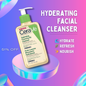 CeraVe Hydrating Foaming Oil Cleanser bottle with moisturizing ingredients for dry and sensitive skin