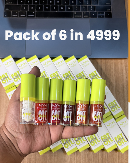 NYX FAT OIL LIP DRIP ( Bundle of 6 )