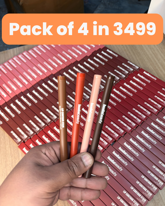 HUDA BEAUTY - Lip Contour Lip Stain for 12-Hour Wear ( Bundle of 4 )