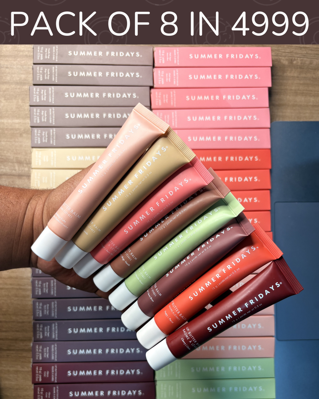 Summer Friday Lip Butter Balm ( Bundle of 8 )