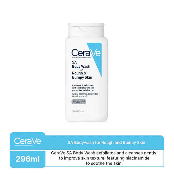 CeraVe | SA Body Wash for Rough & Bumpy Skin