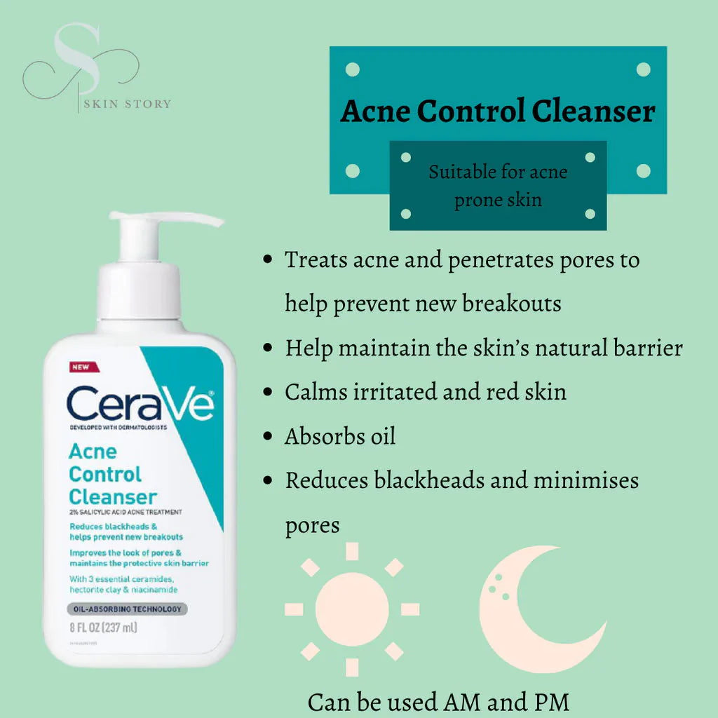 CeraVe Acne Control Cleanser - Buy Now Pakistan