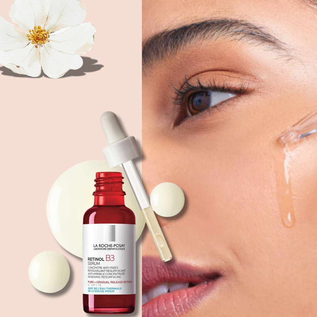 LA ROCHE-POSAY RÉTINOL B3 anti-wrinkle serum bottle for sensitive skin with retinol and vitamin B3