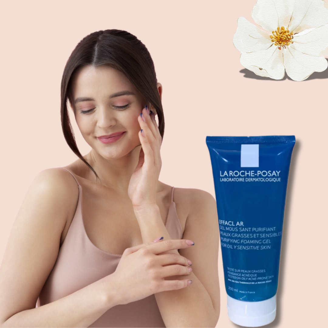 La Roche-Posay Effaclar AR Purifying Foaming Gel for oily and sensitive skin, 200ml cleanser.