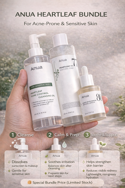 Anua Acne & Sensitive skin Bundle
