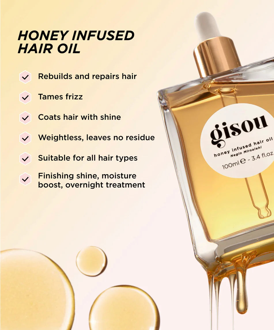 gisou honey infused hair oil - 20 ml