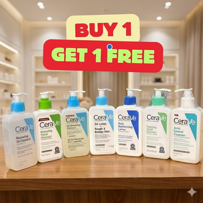 Buy 1 Get 1 FREE  Cleansers/Moisturisers