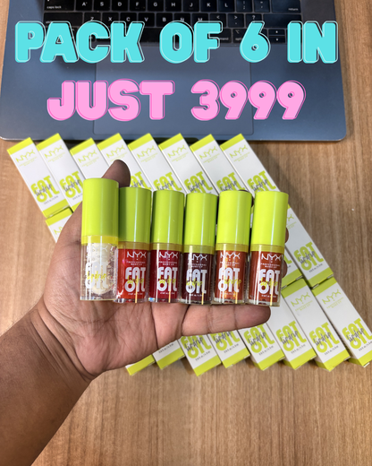 NYX FAT OIL LIP DRIP ( Bundle of 6 )