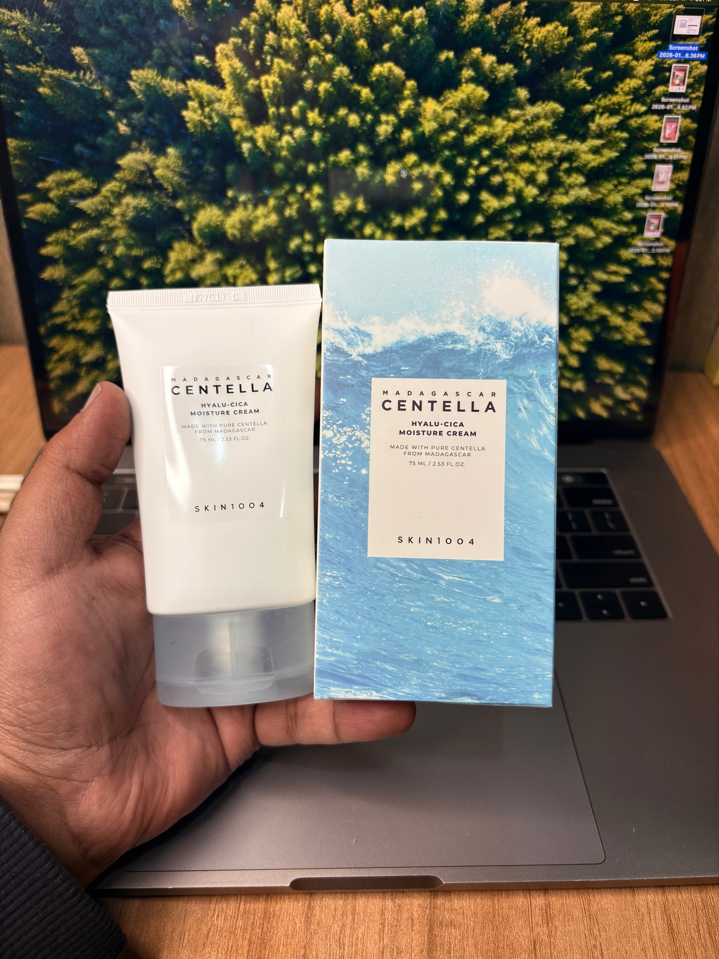 SKIN1004 Madagascar Centella Hyalu-Cica Moisture Cream (75ml) – Hydrating & Soothing Face Moisturizer