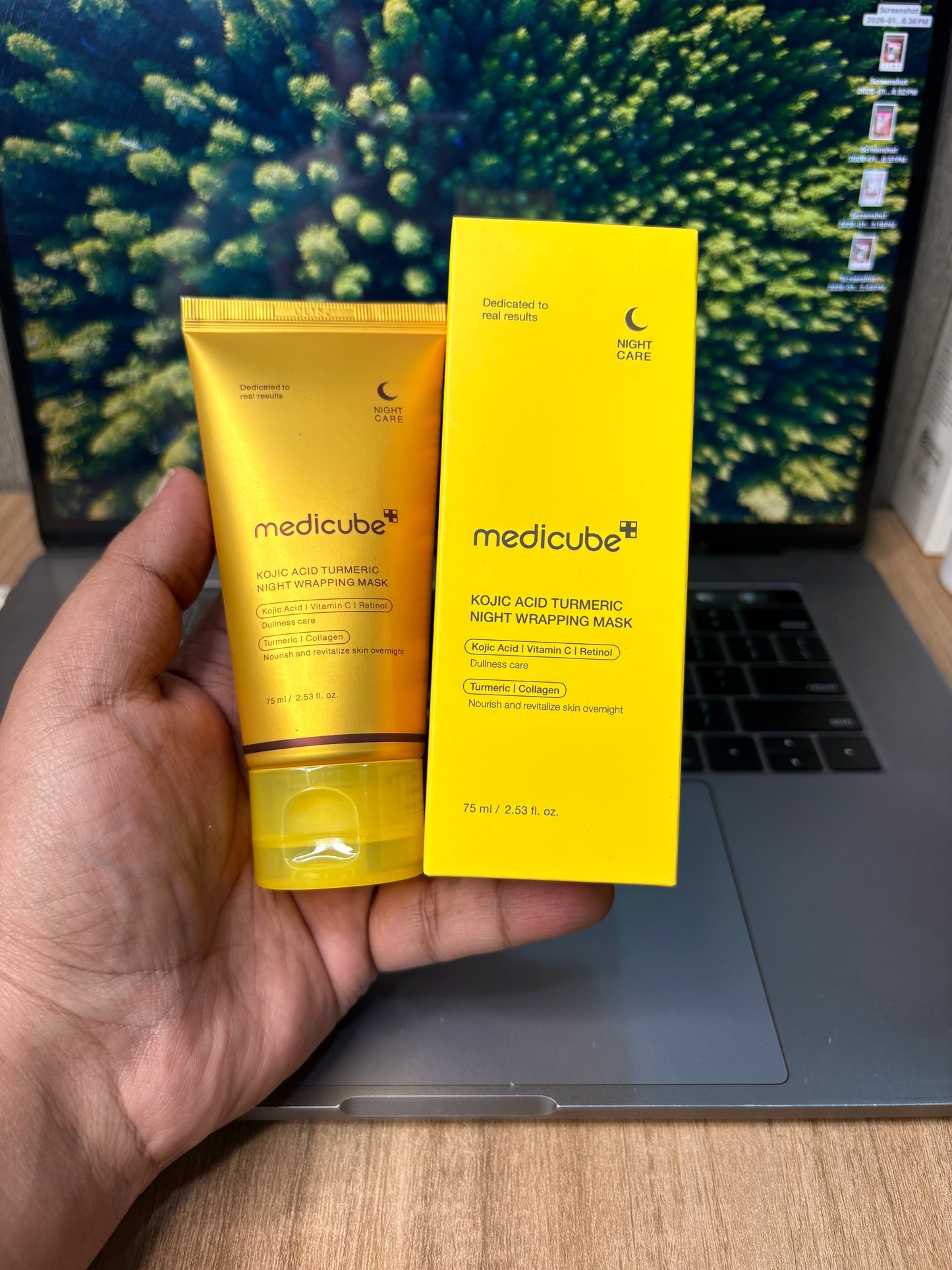 Medicube Kojic Acid Turmeric Night Wrapping Mask 75ml