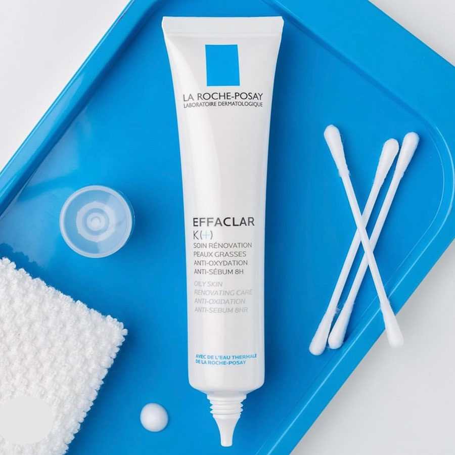 La Roche-Posay Effaclar K+ moisturizer for oily, acne-prone skin with mattifying and exfoliating properties