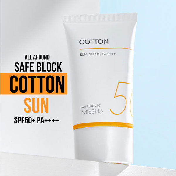 MISSHA All Around Safe Block Cotton Sun 50ml SPF50+ PA++++
