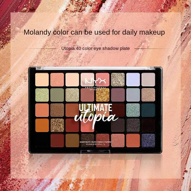 NYX Professional Makeup Ultimate Utopia 40-shade eyeshadow palette with matte and metallic finishes