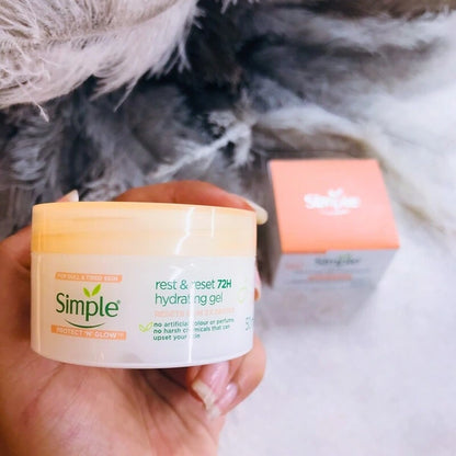 Simple Protect ‘N’ Glow 72h Hydrating Gel – Rest, Reset, and Glow!