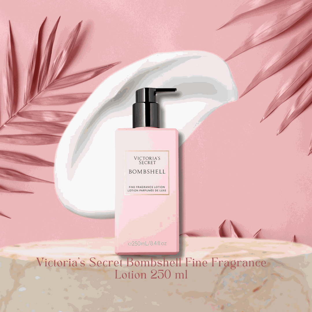 Victoria’s Secret Bombshell perfume evoking glamour and confidence in various luxurious settings
