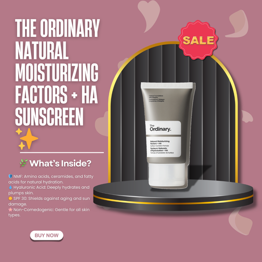 The Ordinary Natural Moisturizing Factors + HA Sunscreen - Buy Now Pakistan
