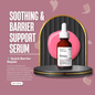 The Ordinary Soothing & Barrier Support Serum bottle with hydration and skin barrier repair benefits