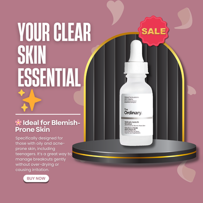 The Ordinary | Salicylic Acid 2% Solution - Buy Now Pakistan