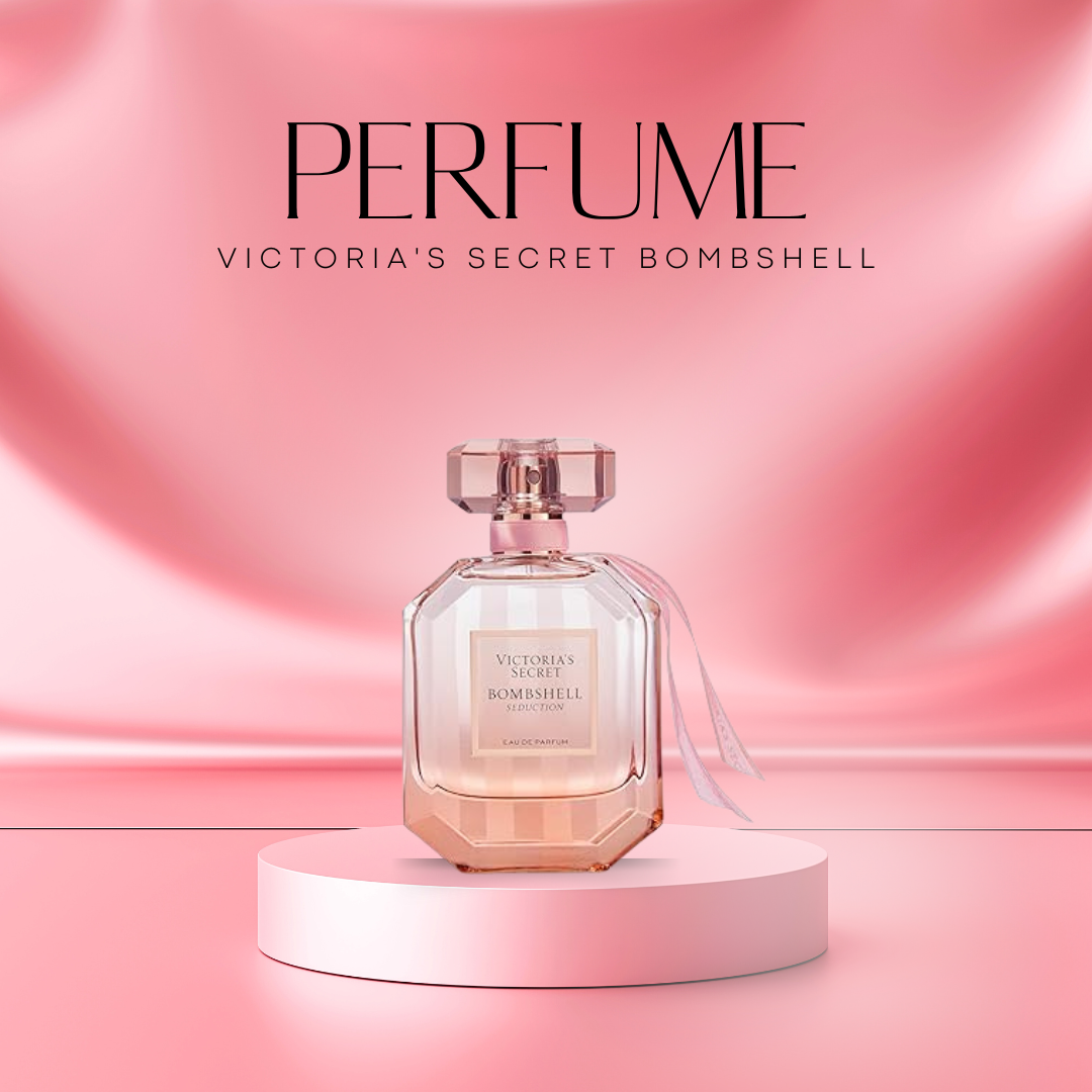 Victoria's Secret Bombshell Seduction Eau de Parfum bottle with floral and fruity fragrance notes