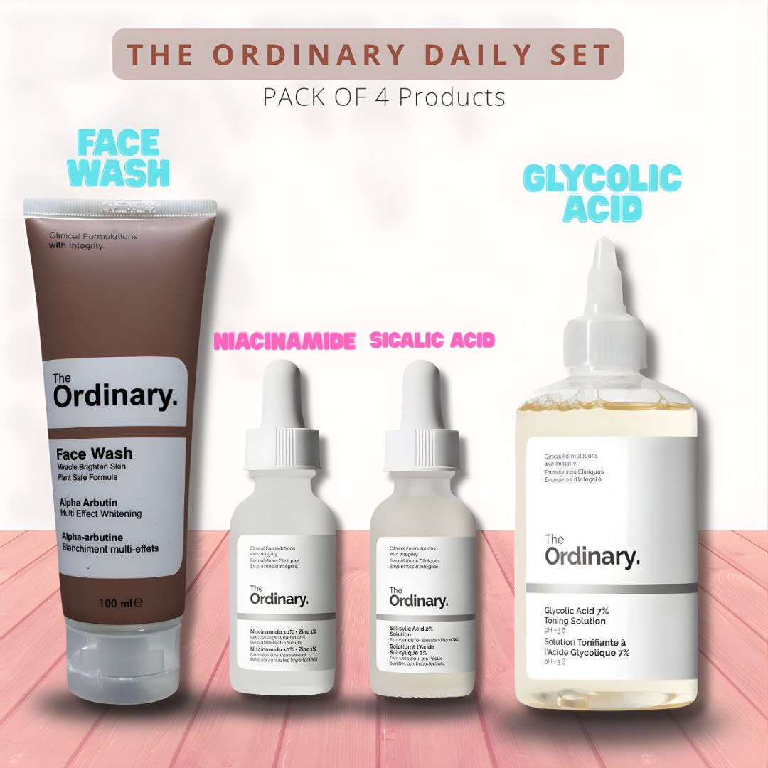 The Ordinary Daily Set ( Pack of 4 Products )