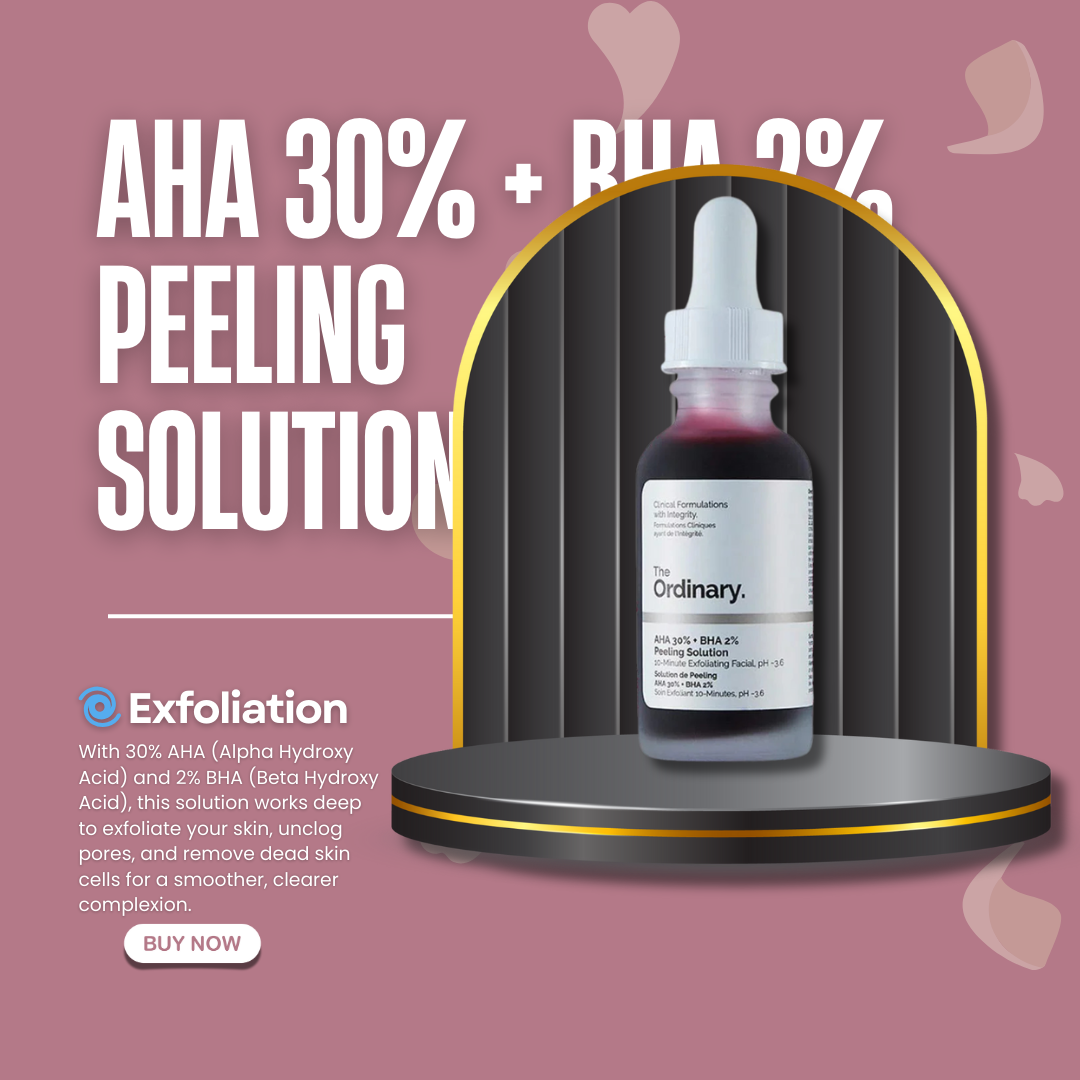The Ordinary | AHA 30% + BHA 2% Peeling Solution - Buy Now Pakistan