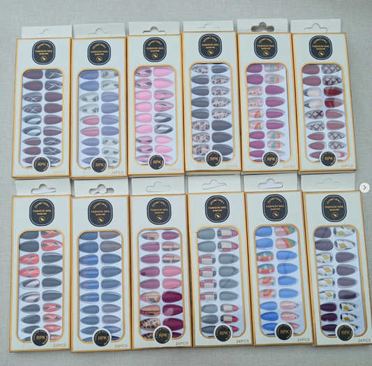 Manicure nails ( Bundle of 6 sets )