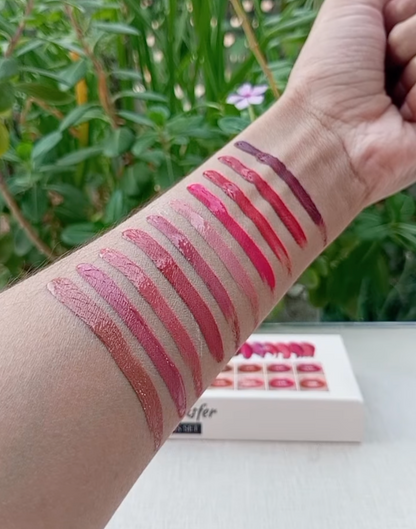 Meidian non transfer lipgloss set - 10 Pcs Box