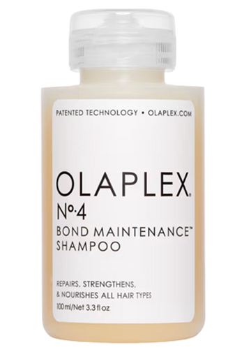 OLAPLEX no 4 Bond Maintenance Shampoo 100ml bottle for hair repair and hydration