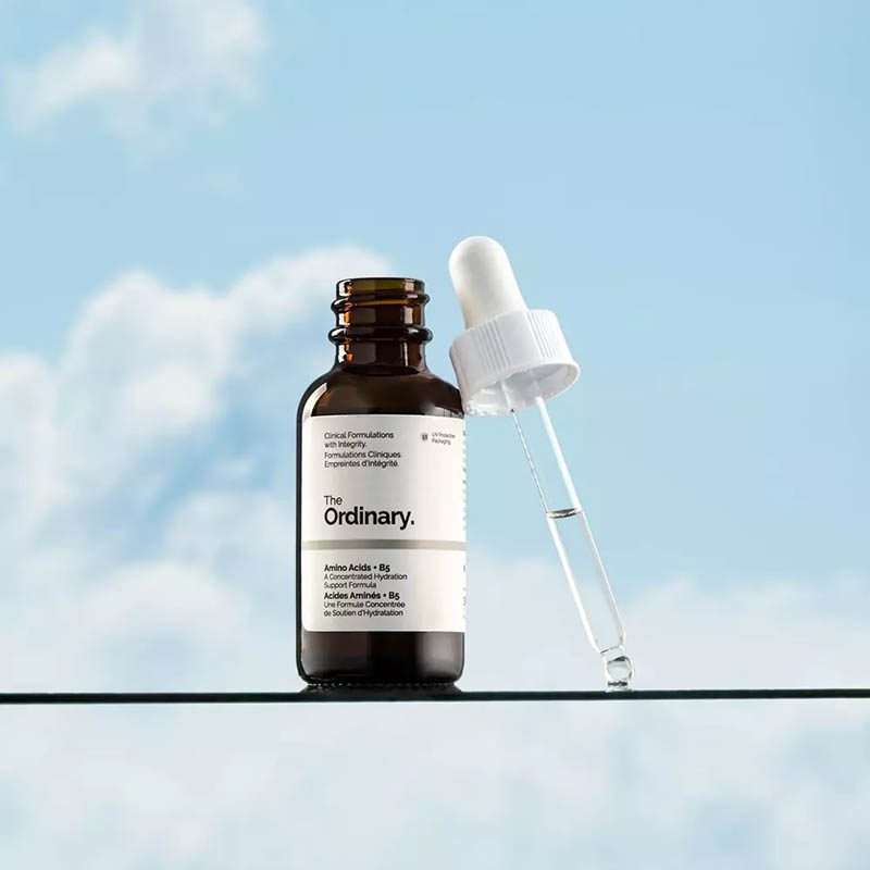 The Ordinary Amino Acids + B5 serum bottle for skin hydration and nourishment