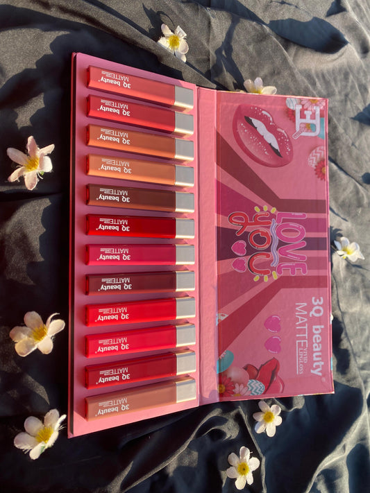 3Q beauty Matte vivid  Lipgloss