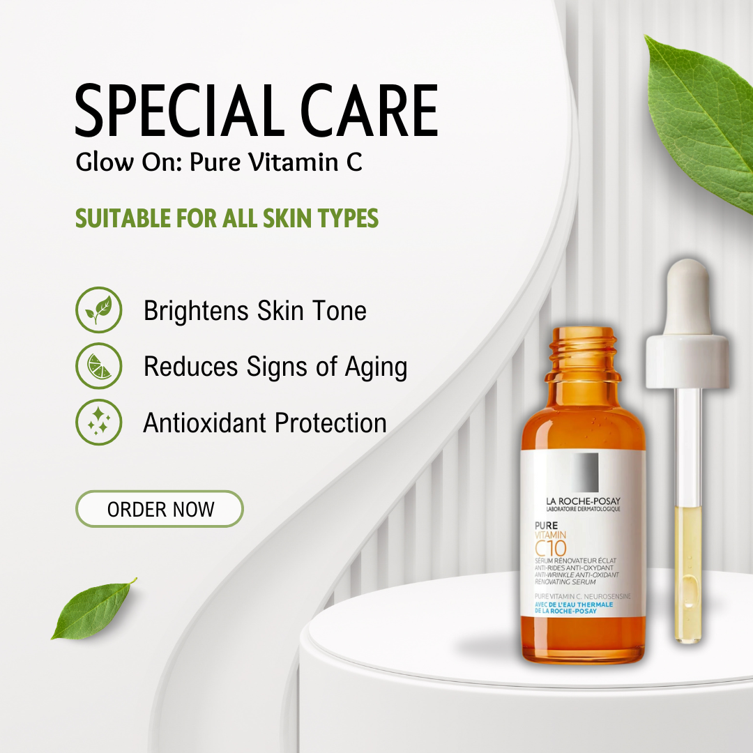 La Roche Posay | Pure Vitamin C10 Serum - Buy Now Pakistan