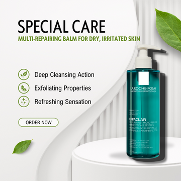 La Roche-Posay Effaclar Micro-Peeling Cleansing Gel for clear, smooth, oily and acne-prone skin care