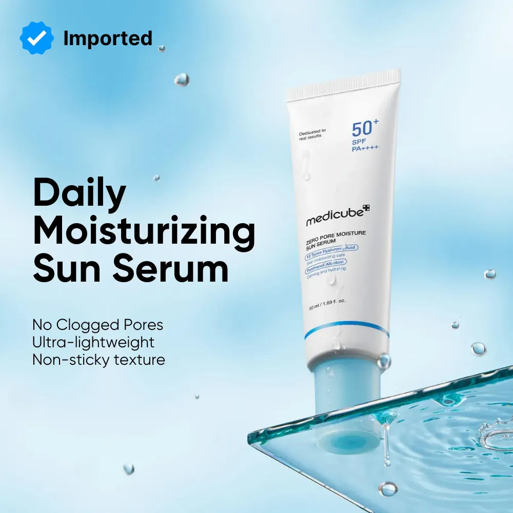 Medicube Zero Pore Moisture Sun Serum SPF 50+ PA++++ 50ml