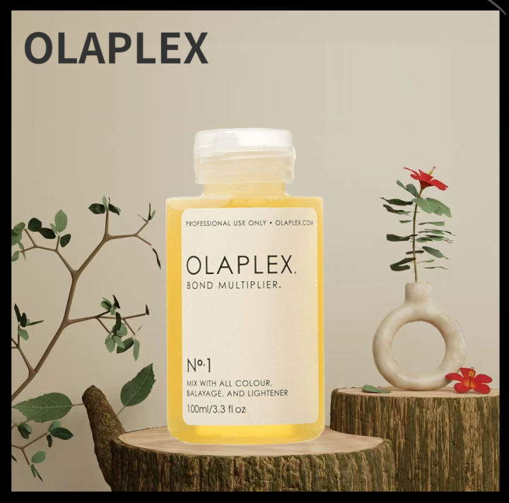 OLAPLEX No.1 BOND MULTIPLIER 100ml bottle for hair bond repair and damage prevention