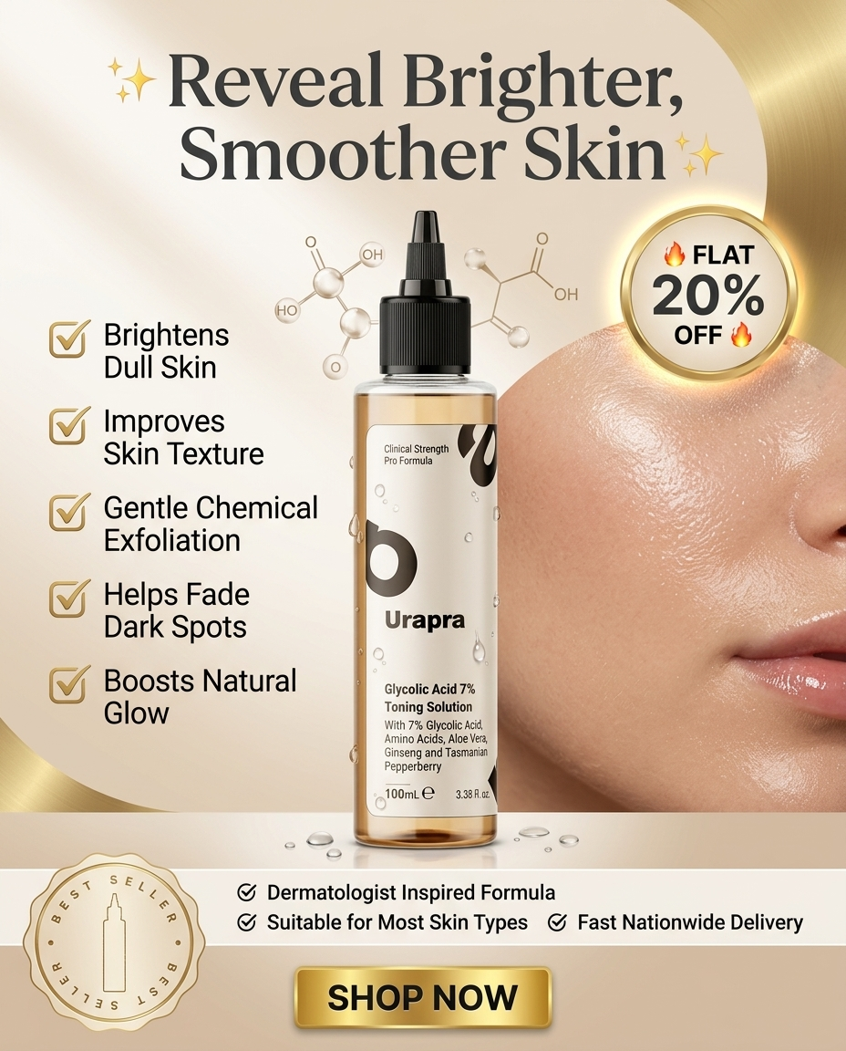 Urapra Glycolic acid 7% Toning solution