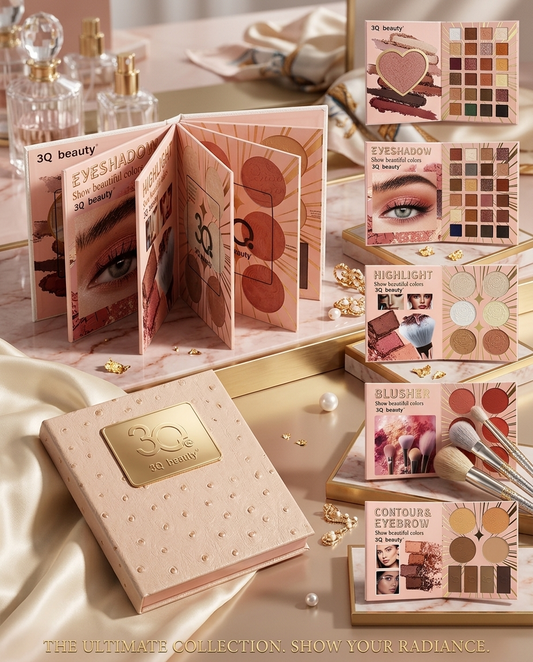3Q Beauty 5 Fold Book Palette High Quality