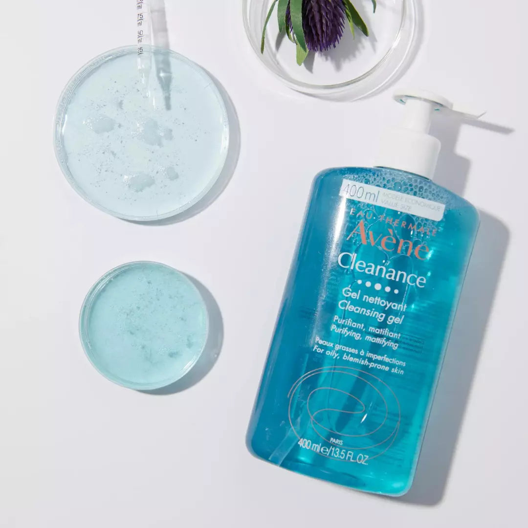 Avene Cleanance Cleansing Gel soap-free face and body cleanser removing impurities without stripping skin
