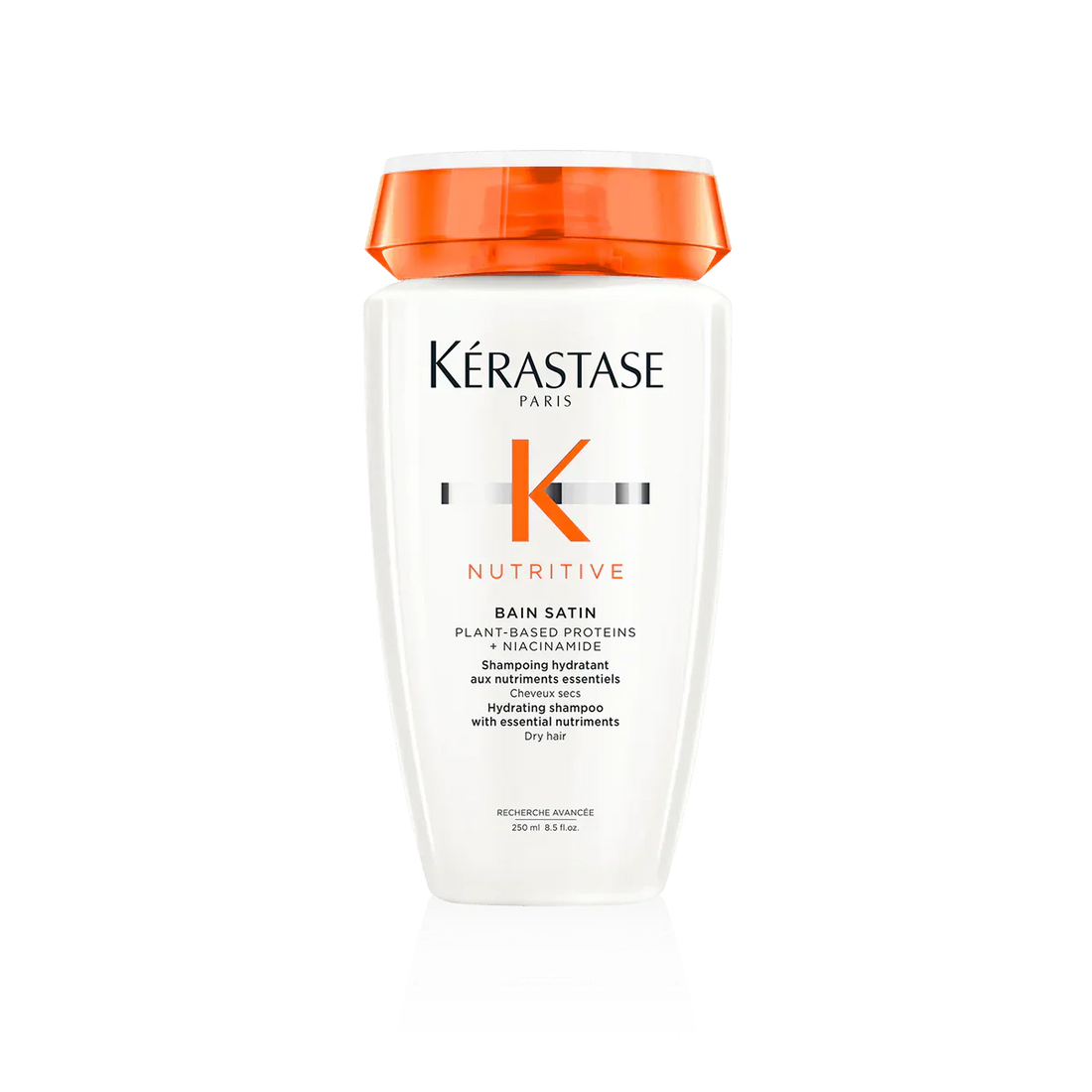 Kerastase Nutritive Bain Satin 2 shampoo bottle for dry, sensitized hair nutrition