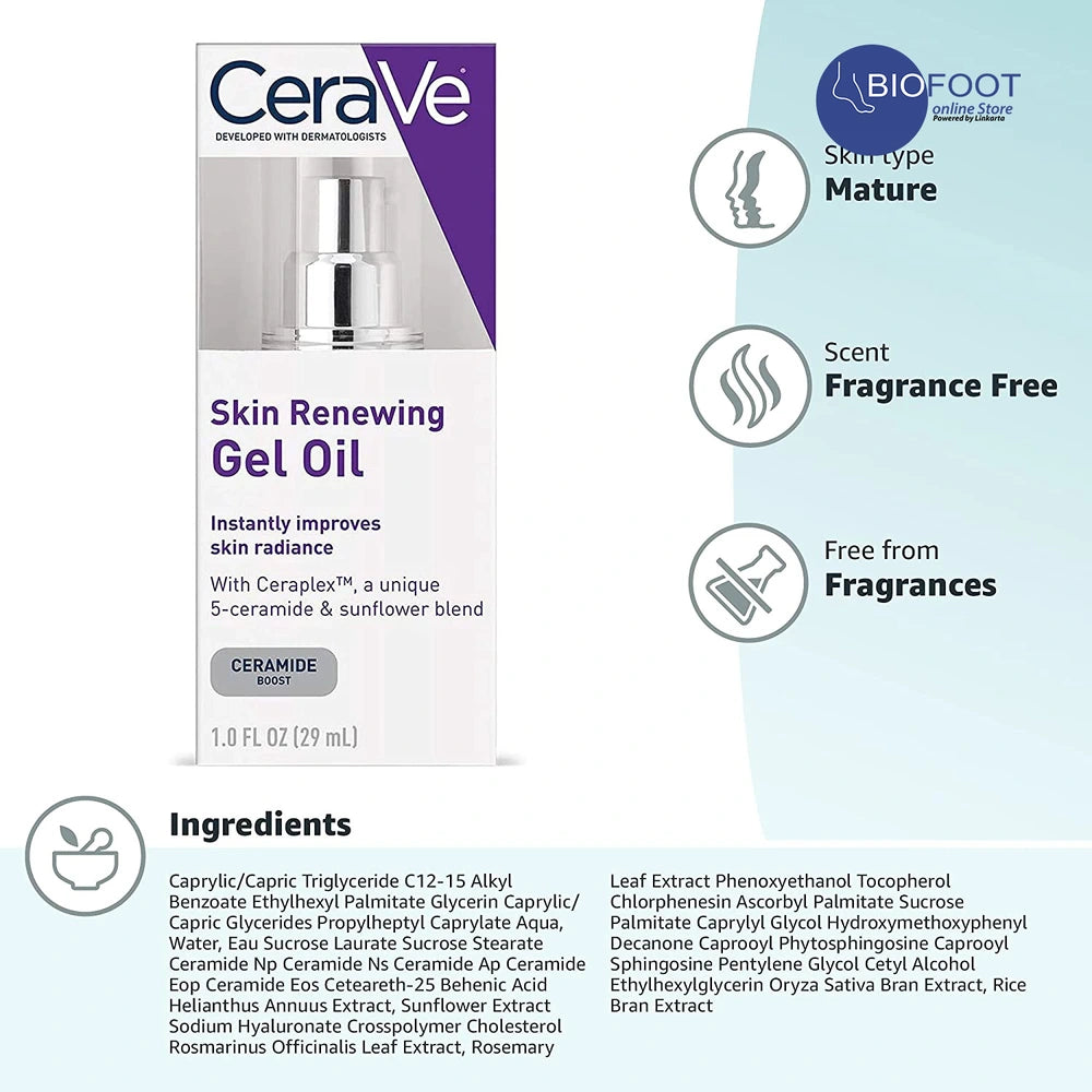 CeraVe Skin Renewing Gel Oil