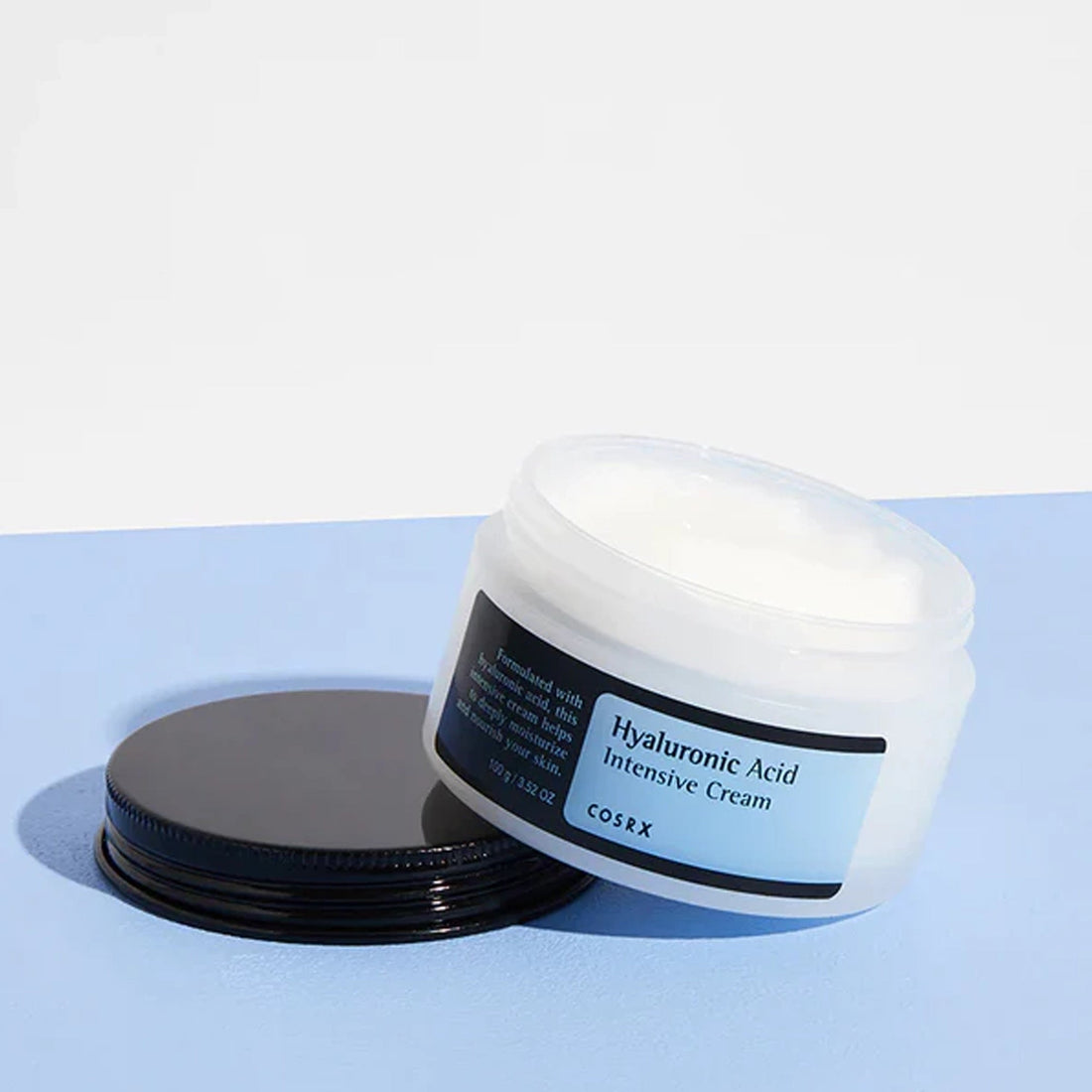 COSRX Hyaluronic Acid Intensive Cream 100g moisturizing skincare product in jar packaging