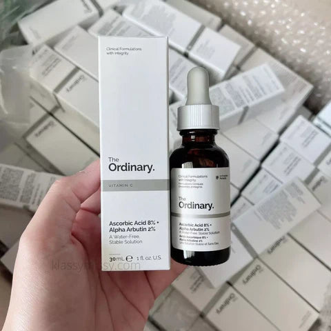 The ordinary 100% ascorbic acid 8% alpha arbutin 2%